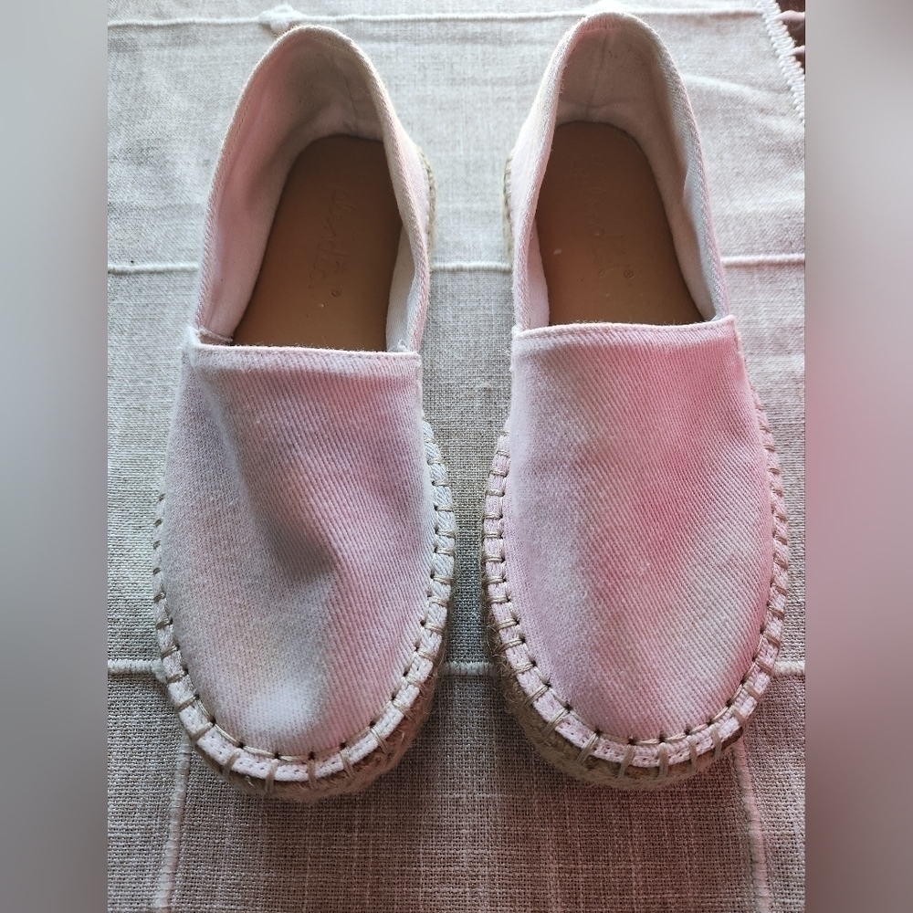 Splendid Laney Pastel Tie-Dye Espradilles sz 7 slip on canvas